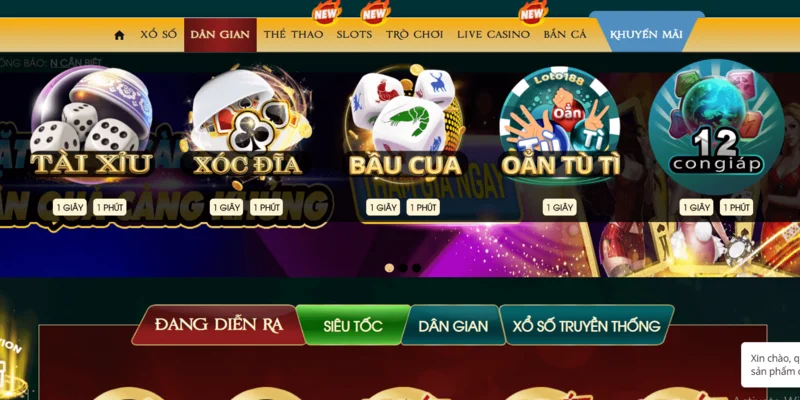 Kho game đủ chứng minh loto188 có uy tín không