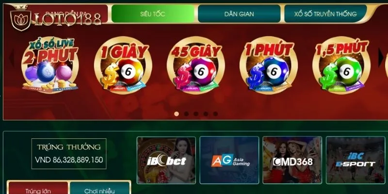 Đánh giá giao diện nổi bật dễ nhận diện của LOTO188